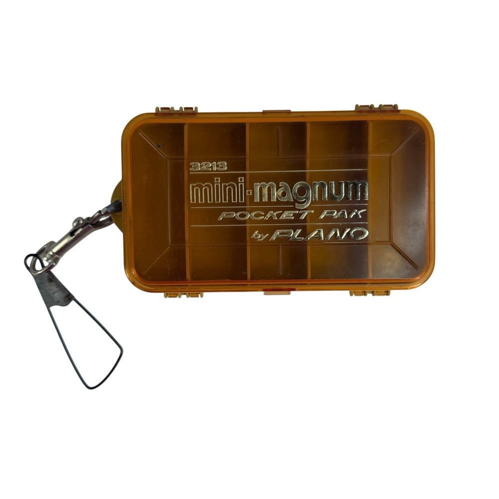 Vintage 3213 Mini-Magnum Pocket Pak by Plano Mini Bait & Tackle Utility Box
